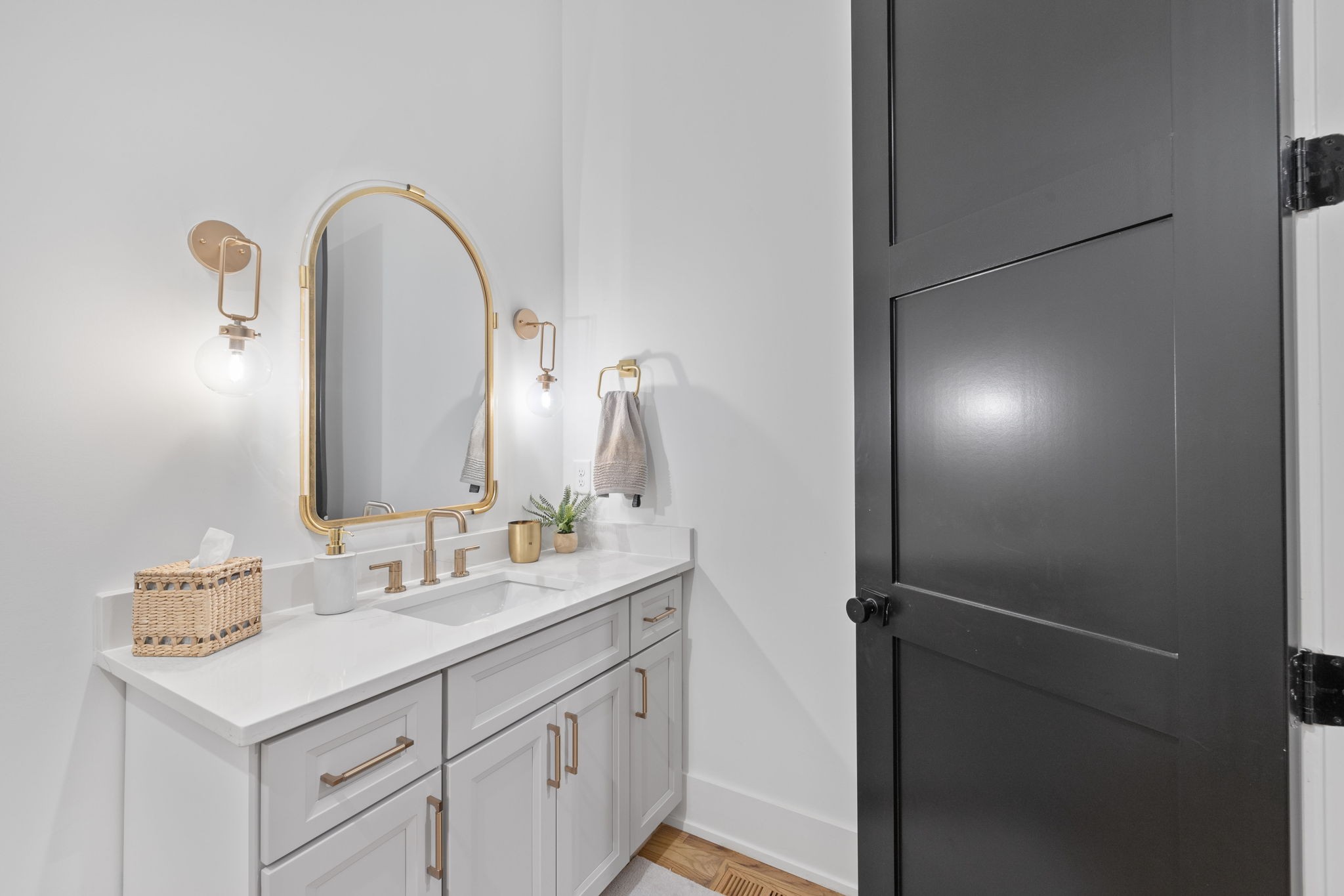 2904 Snowden Road Nashville, TN 37204 - Photo 33 of 69 a bathroom with a sink and a mirror