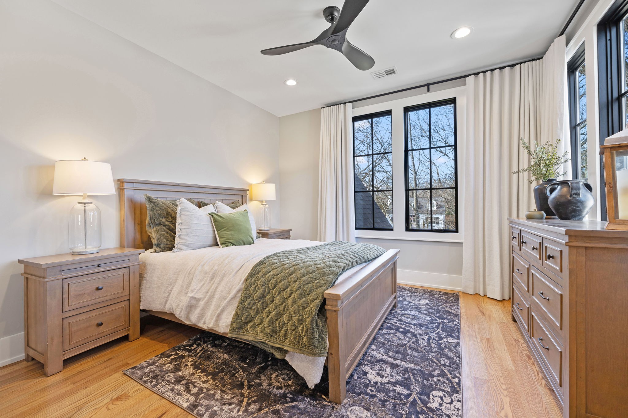 2904 Snowden Road Nashville, TN 37204 - Photo 48 of 69 a bedroom with a large bed and a window