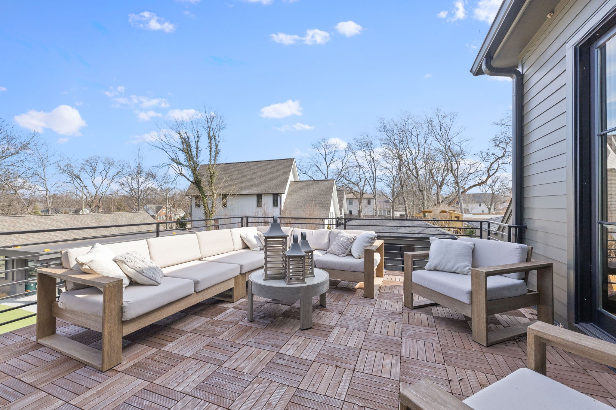 2904 Snowden Road Nashville, TN 37204 - Photo 56 of 69 a view of a patio with couches and potted plants