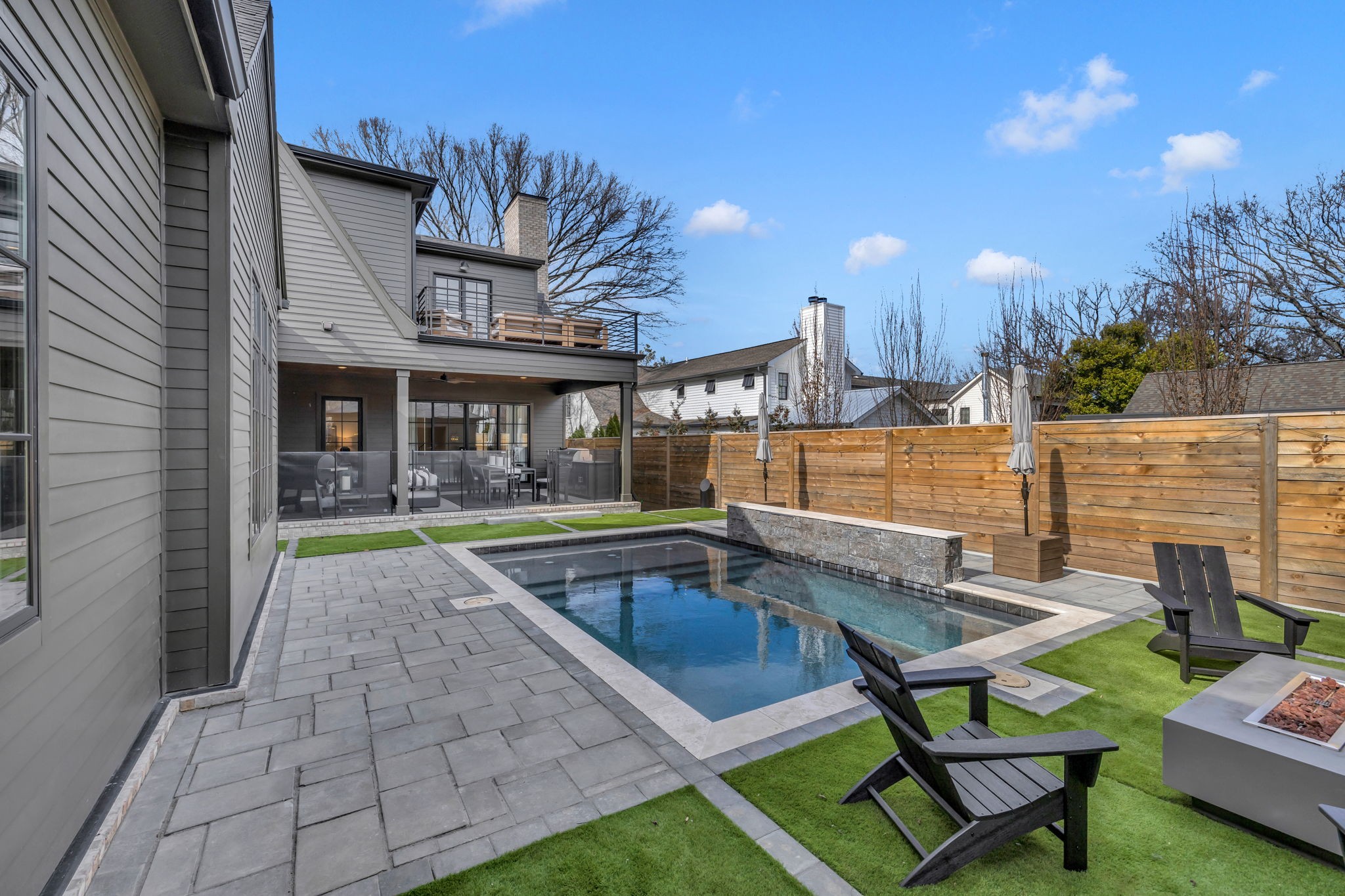 2904 Snowden Road Nashville, TN 37204 - Photo 64 of 69 a view of a swimming pool with a patio