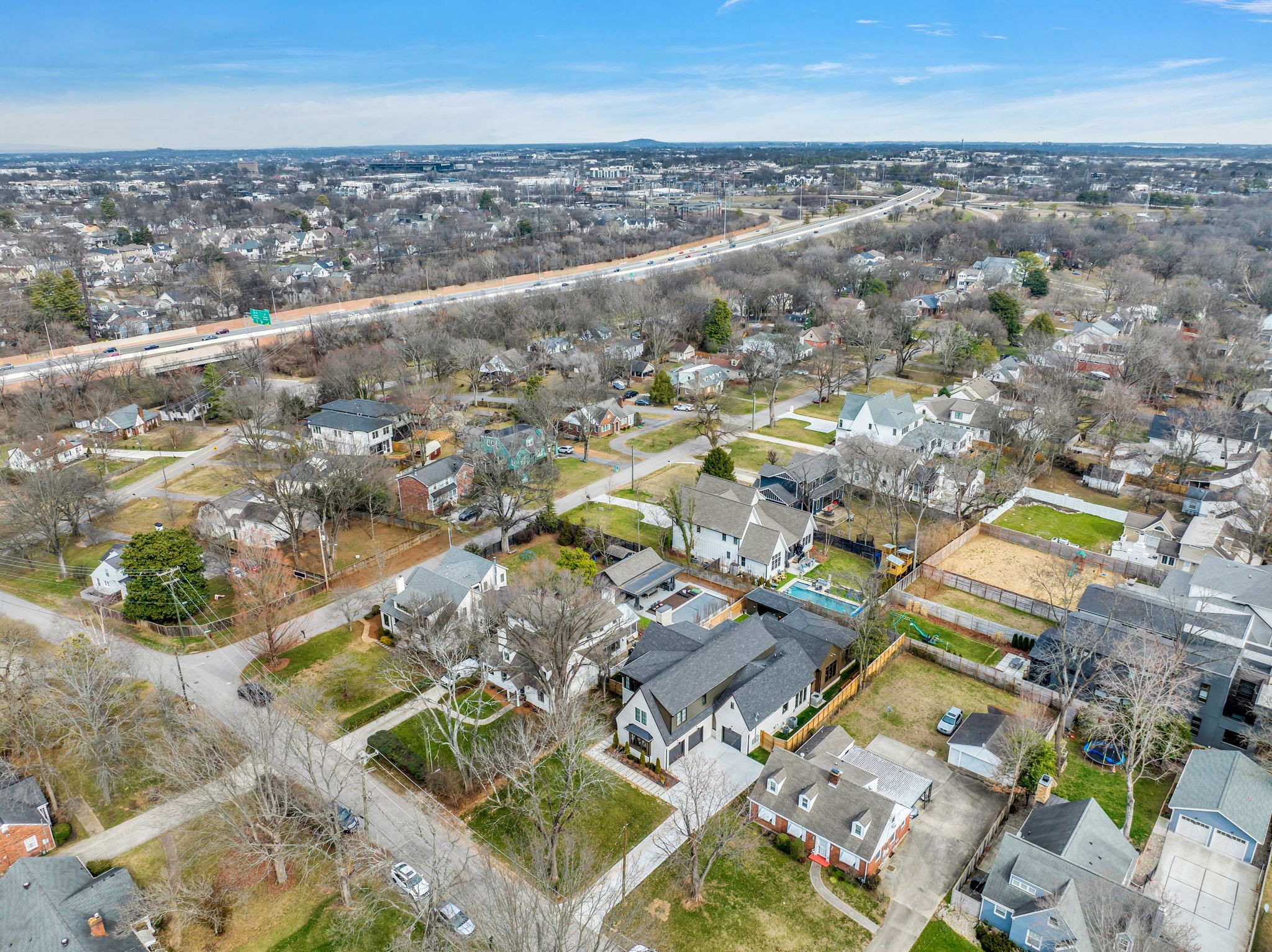 2904 Snowden Road Nashville, TN 37204 - Photo 65 of 69 an aerial view of residential building with parking