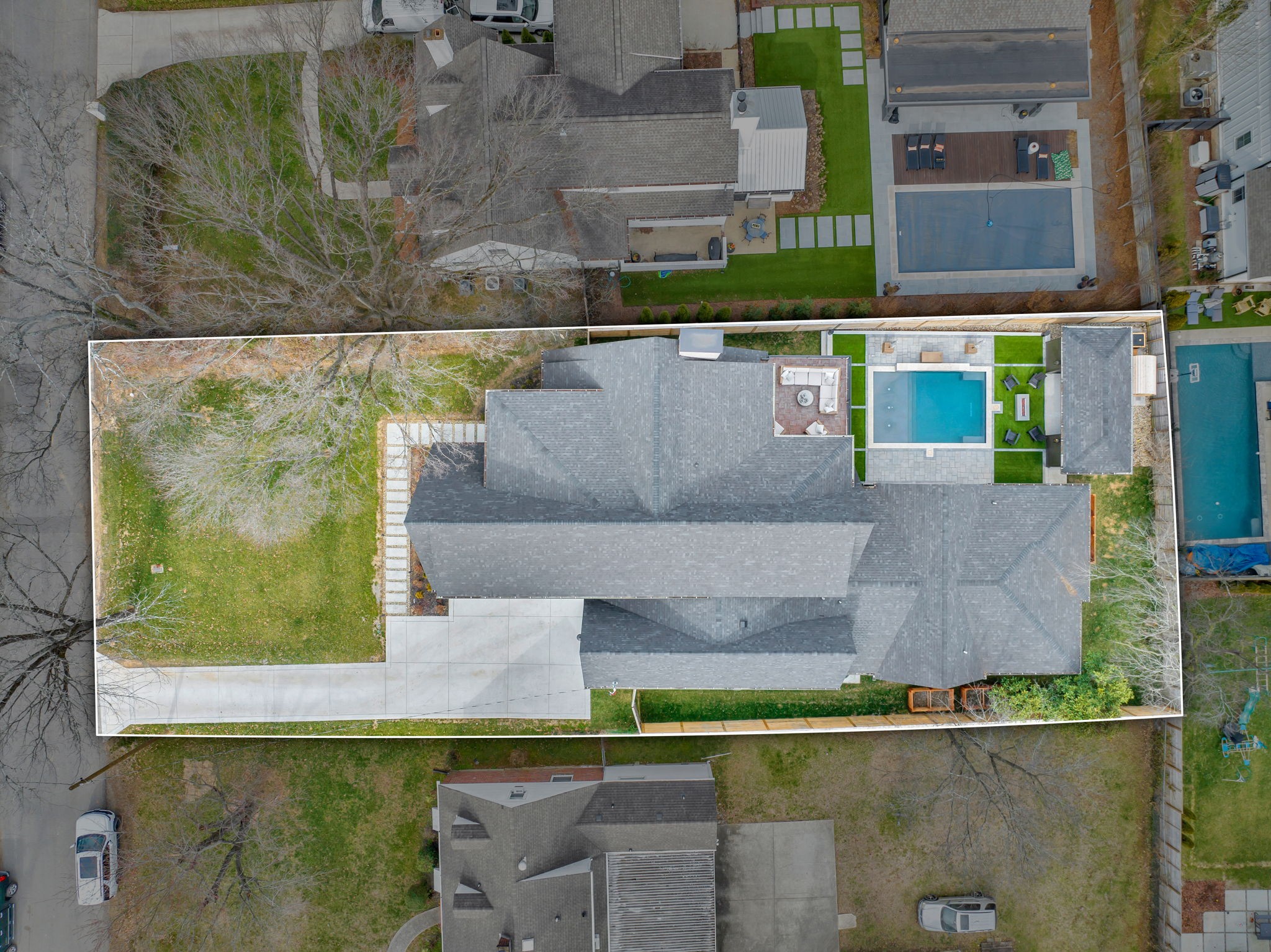 2904 Snowden Road Nashville, TN 37204 - Photo 68 of 69 a bird view of a house