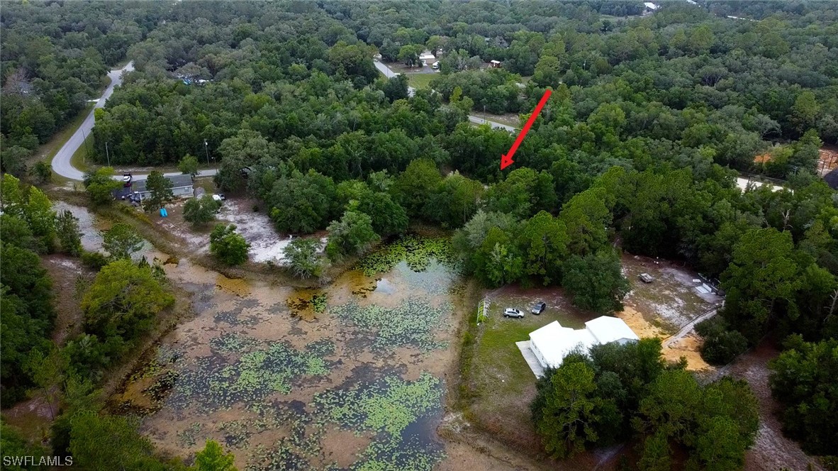 34132 August Avenue Webster, FL 33597 - Photo 12 of 13 an aerial view of a house with a yard and lake view
