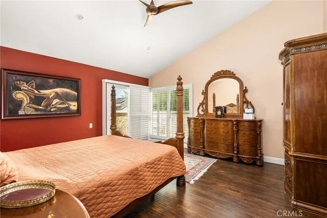 a spacious bathroom with a double vanity sink and a mirror