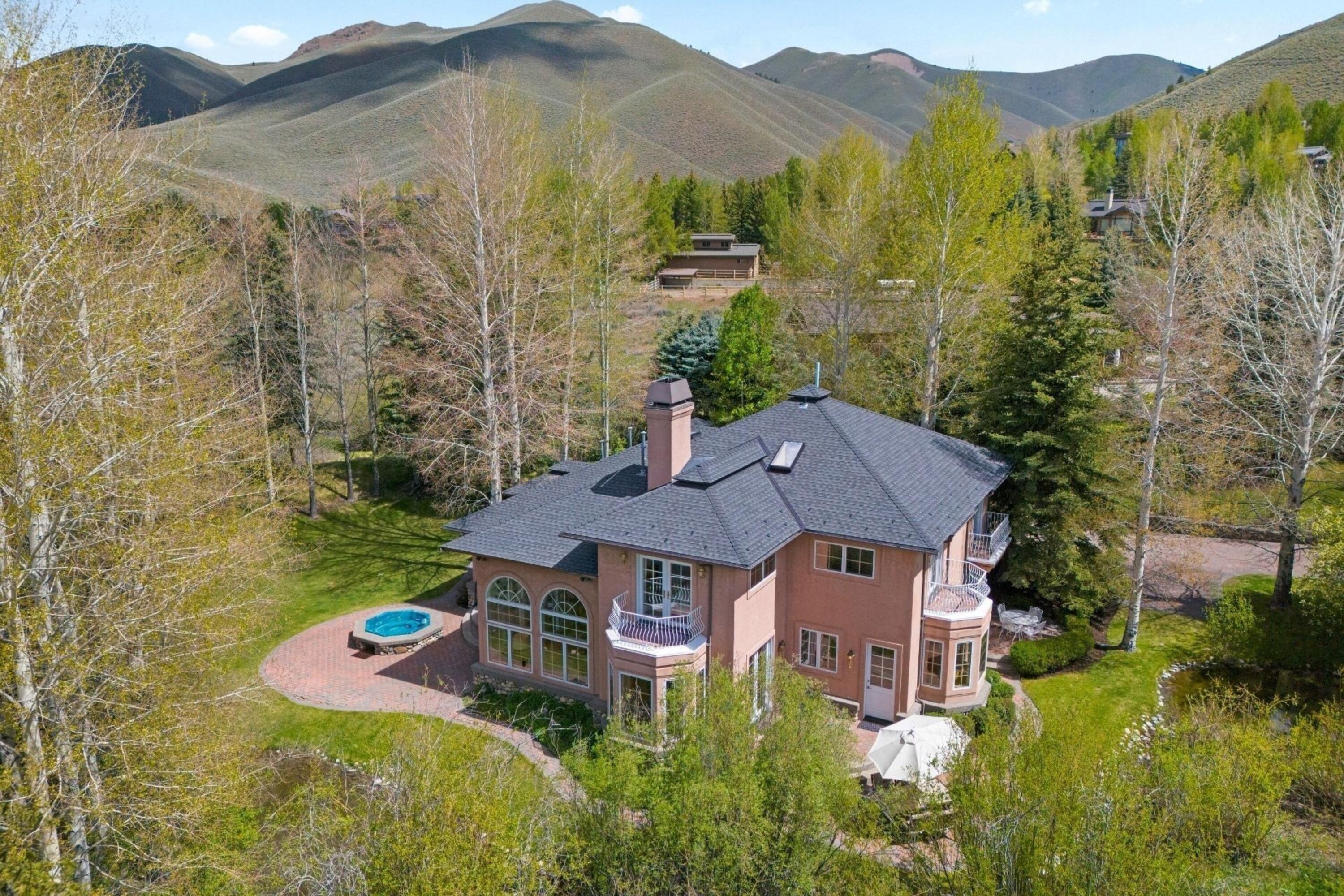 702 Morning Star Road Sun Valley, ID 83353 - Photo 3 of 37 Aerial