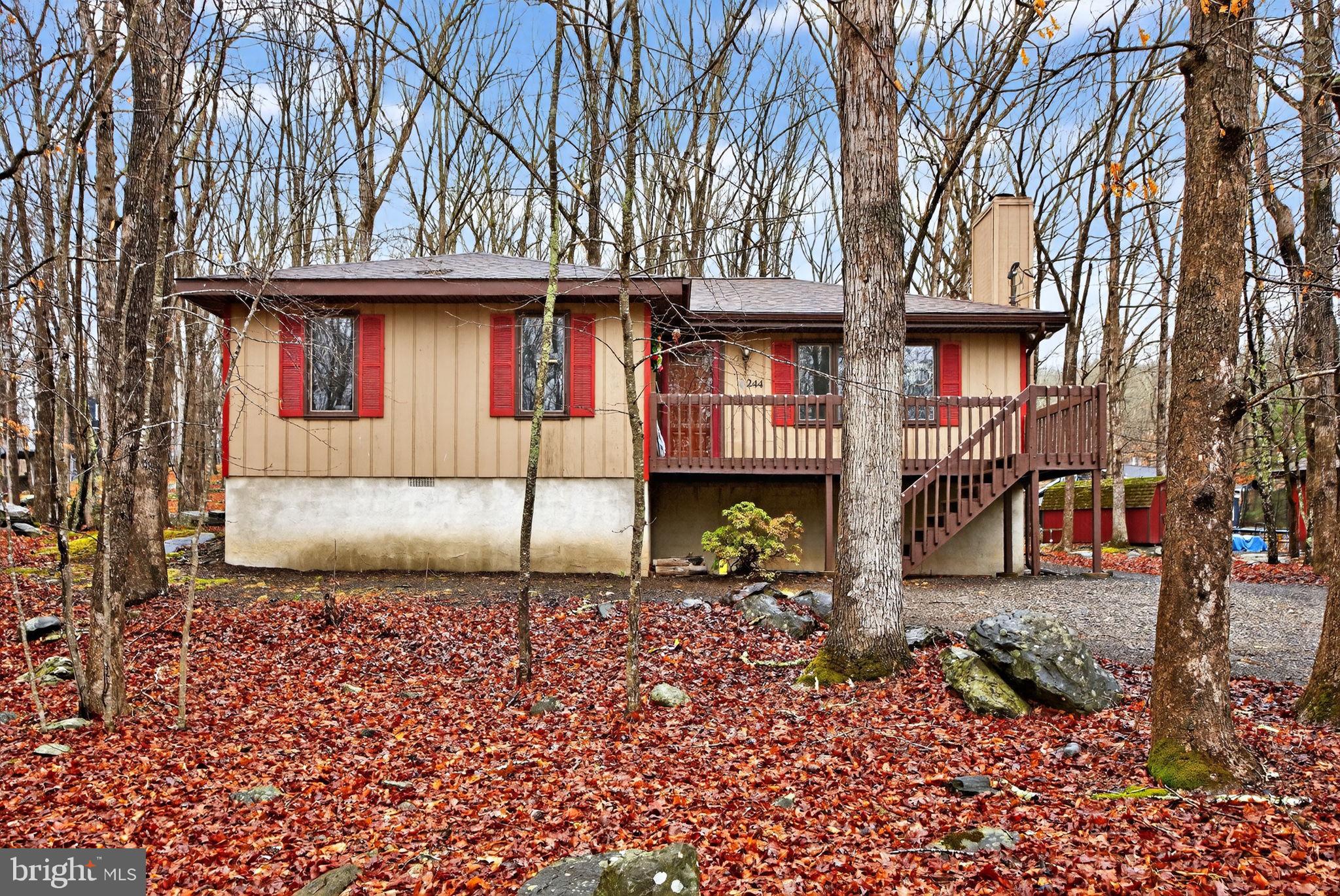 244 Canterbury Road Bushkill, PA 18324 - Photo 6 of 45 Charming retreat nestled in serene woods.