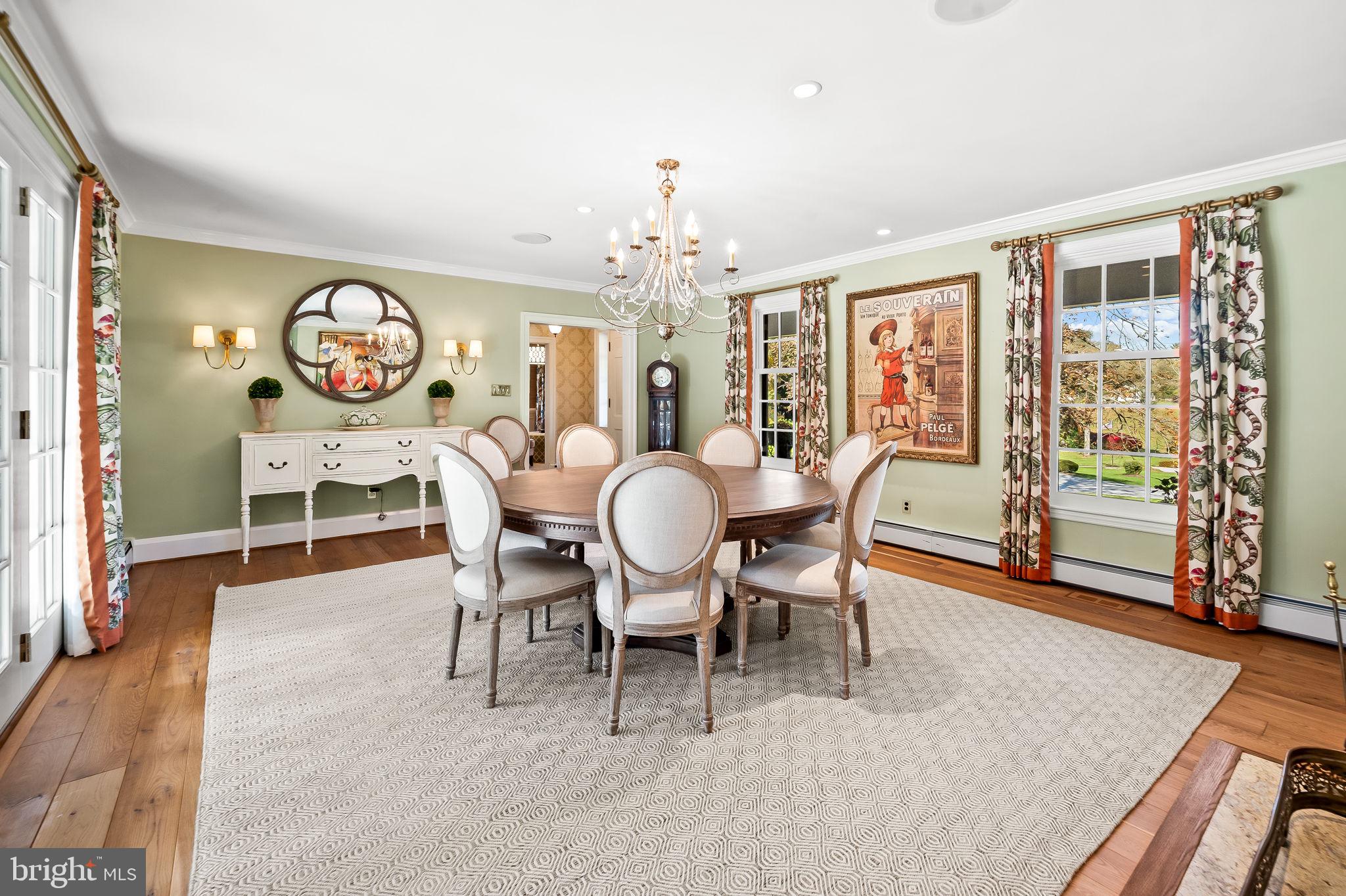 1719 Thornton Ridge Road Baltimore, MD 21204 - Photo 17 of 36 a view of a dining room with furniture window and wooden floor