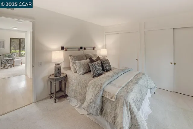 a bathroom with a sink vanity and a mirror