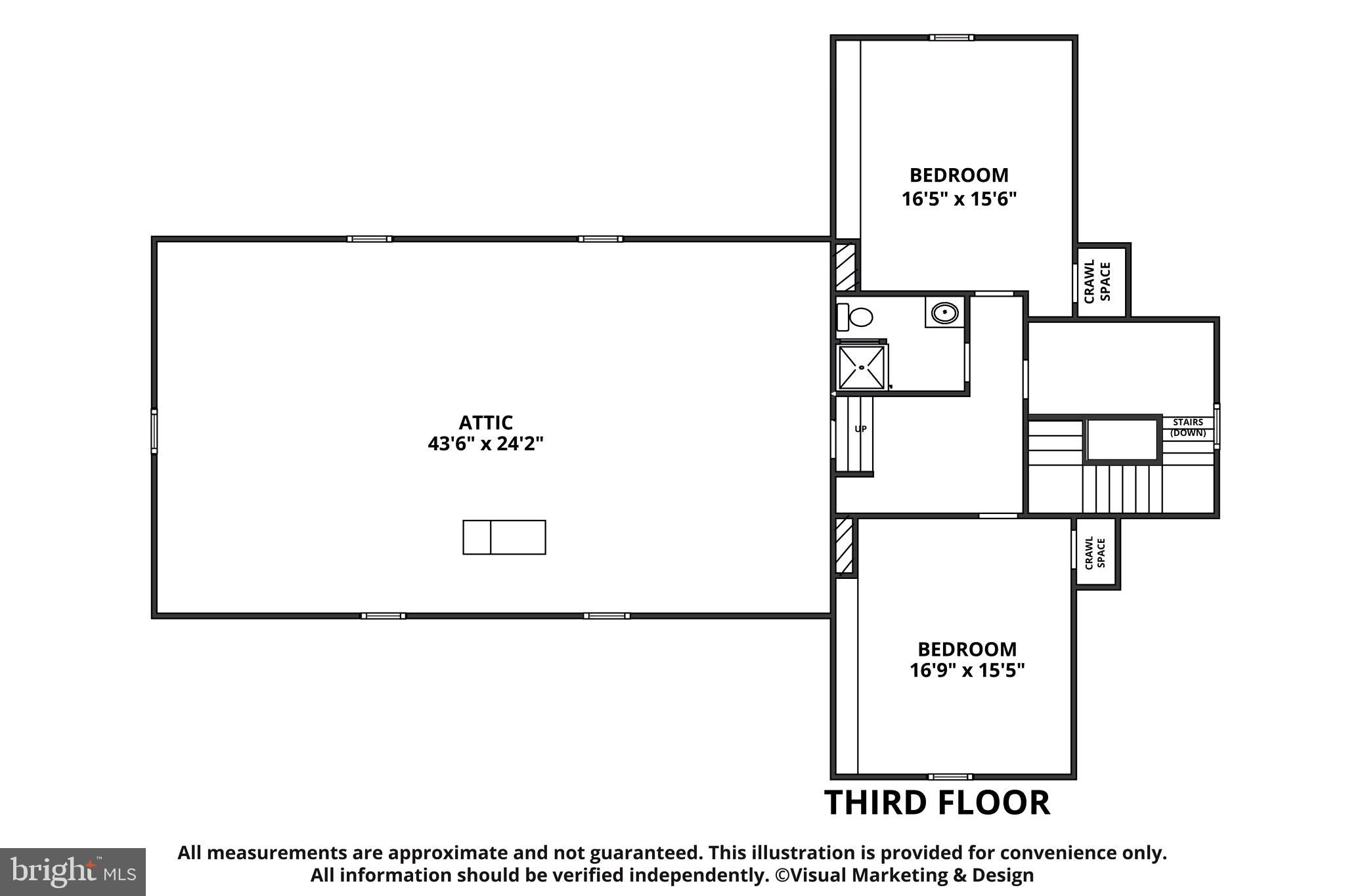 1459 Great Road Princeton, NJ 08540 - Photo 106 of 113 Main house third floor plans