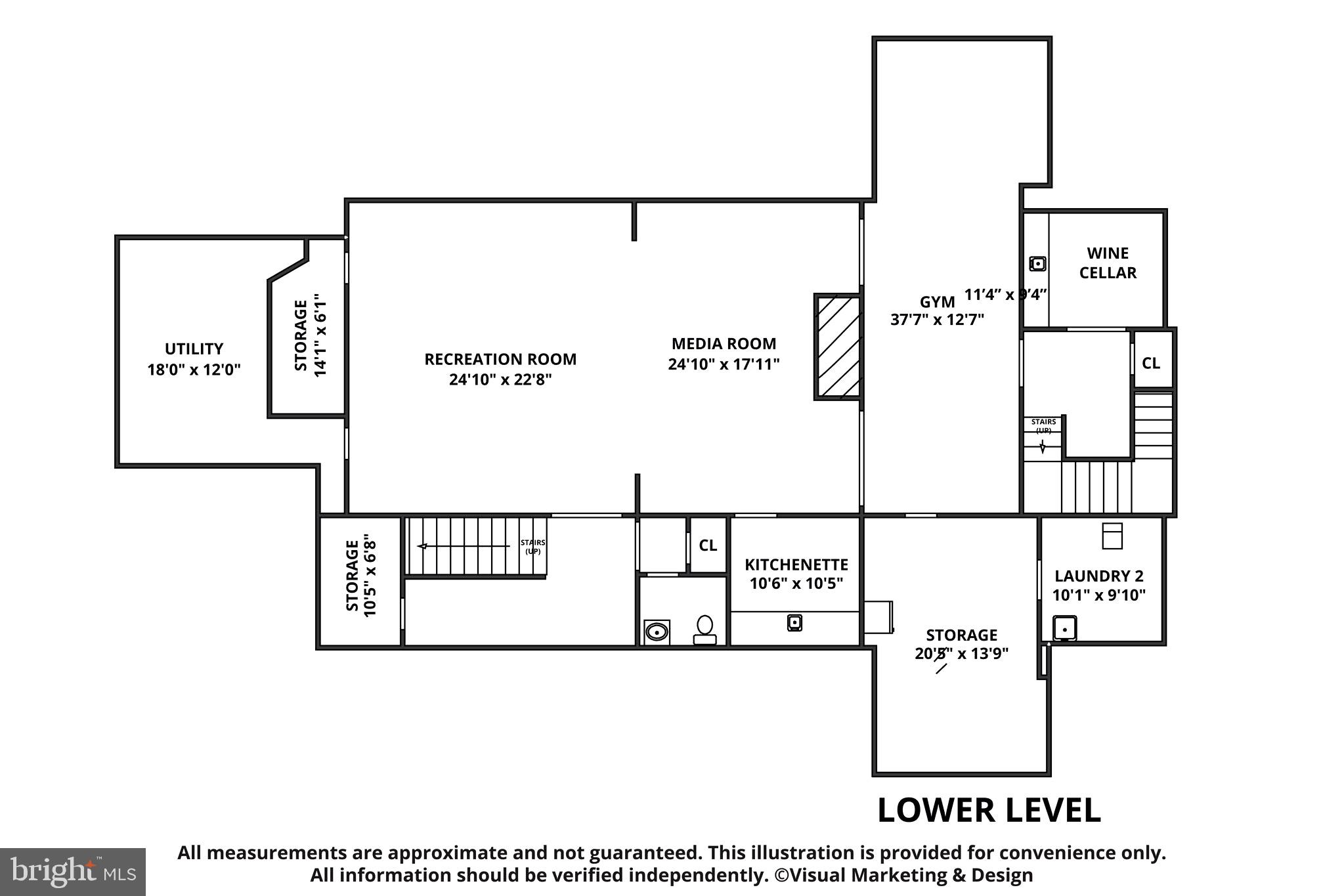 1459 Great Road Princeton, NJ 08540 - Photo 107 of 113 Main house lower level floor plans