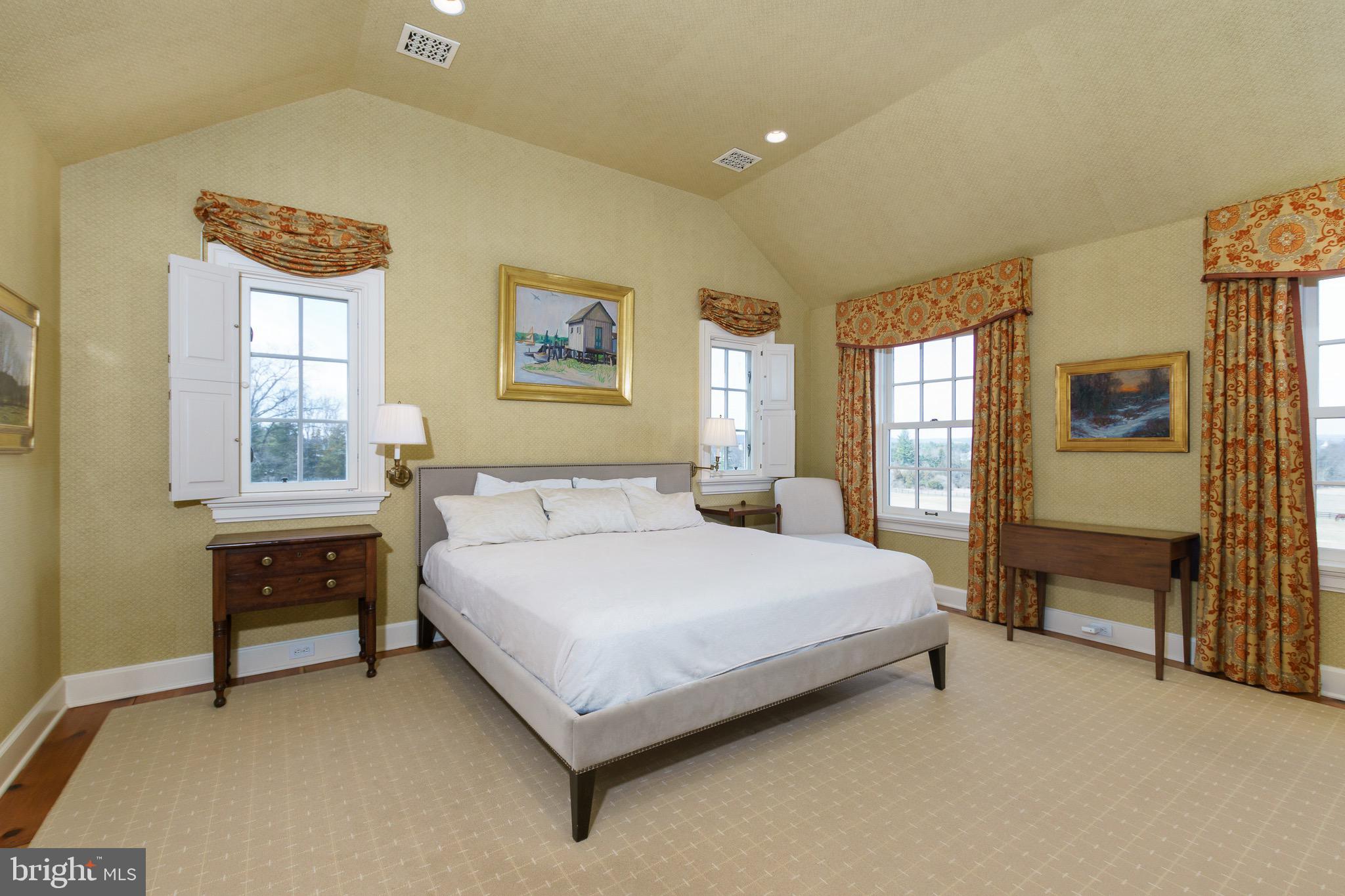 1459 Great Road Princeton, NJ 08540 - Photo 22 of 113 Primary bedroom with vaulted ceiling