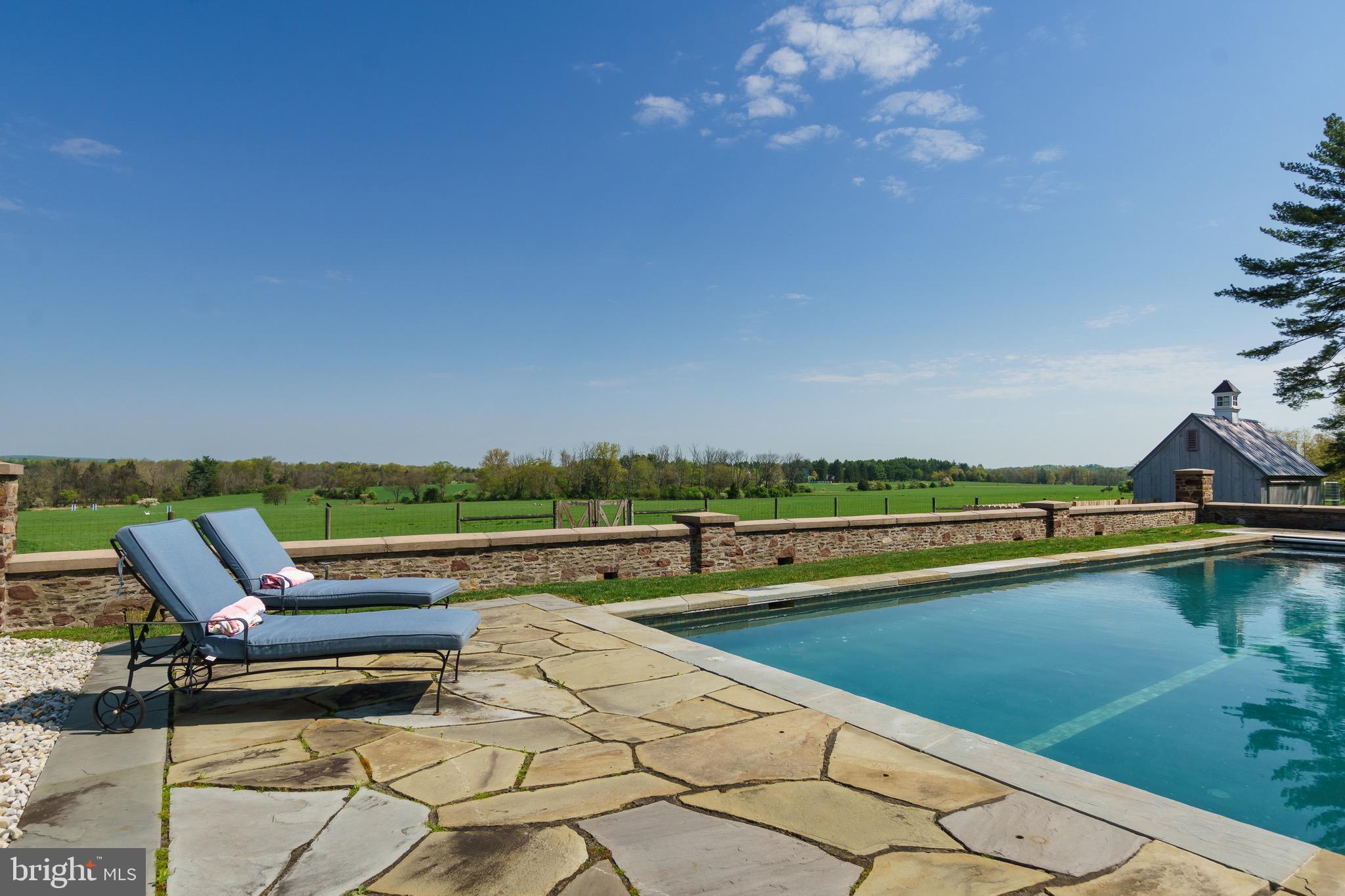 1459 Great Road Princeton, NJ 08540 - Photo 41 of 113 Poolside panoramic view