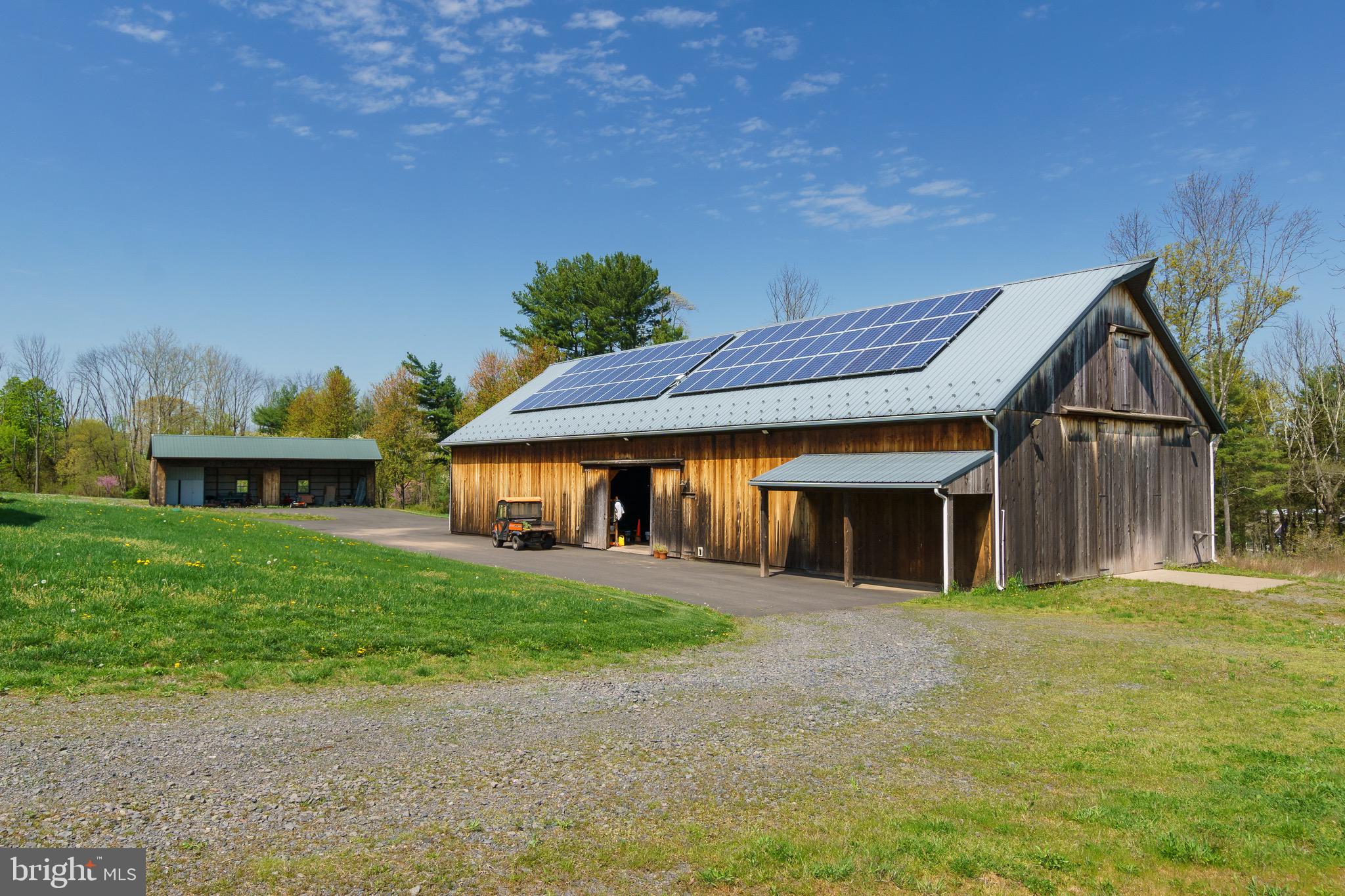 1459 Great Road Princeton, NJ 08540 - Photo 51 of 113 Large barn with solar panels