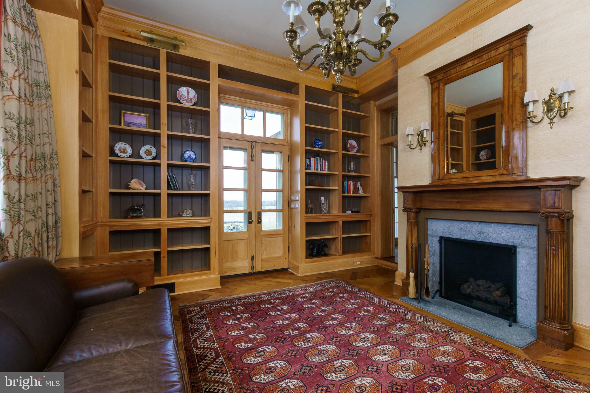 1459 Great Road Princeton, NJ 08540 - Photo 9 of 113 Library w gas fireplace