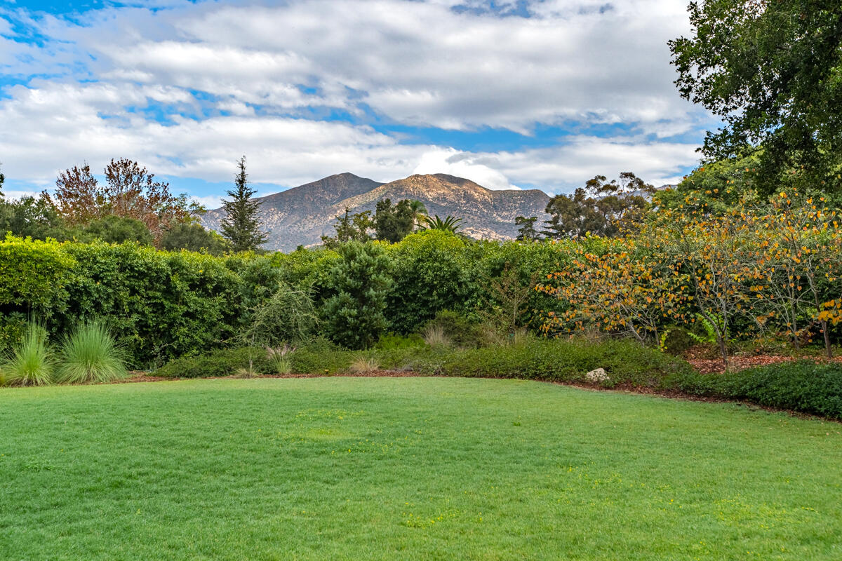 1681 East Valley Road Montecito, CA 93108 - Photo 44 of 61 a view of a garden and basketball court