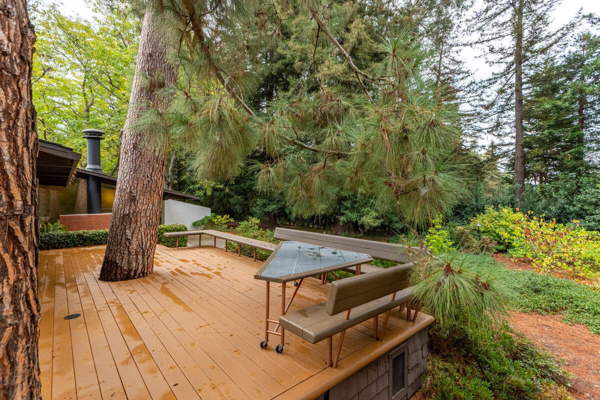 1681 East Valley Road Montecito, CA 93108 - Photo 55 of 61 a view of a backyard with sitting area