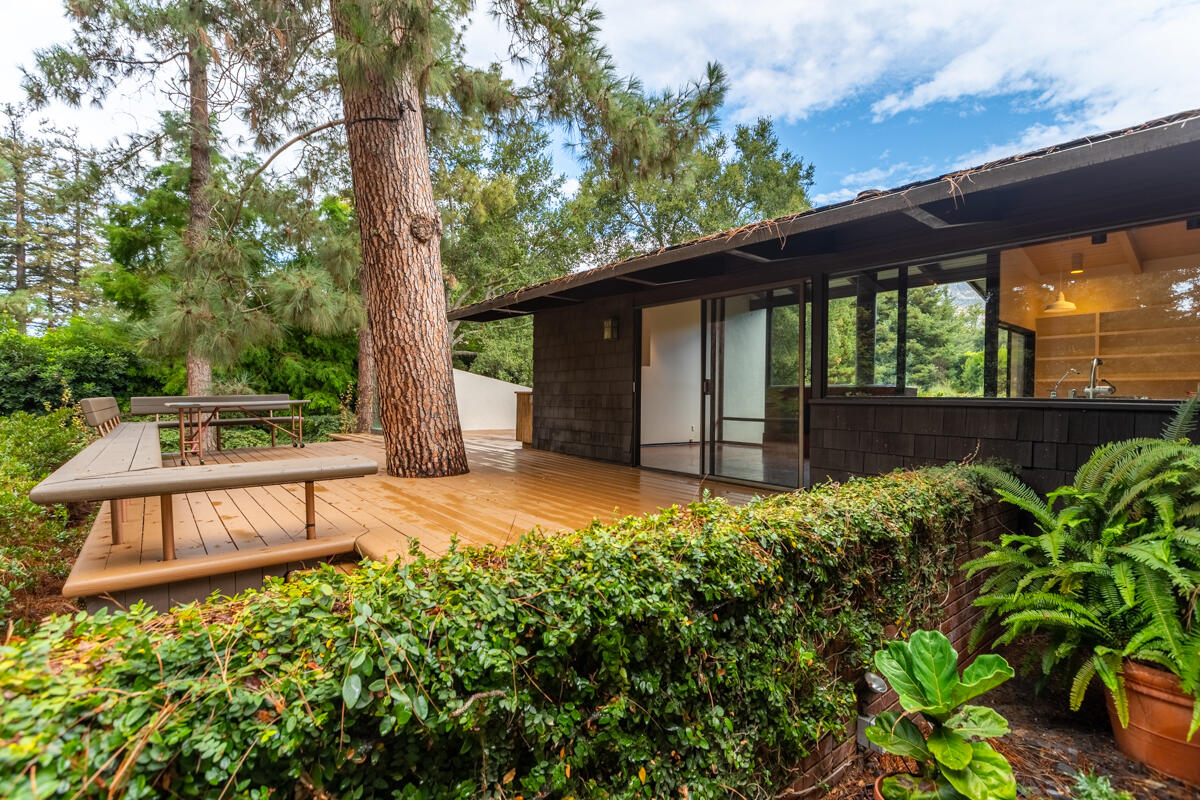 1681 East Valley Road Montecito, CA 93108 - Photo 59 of 61 a view of a backyard with sitting area