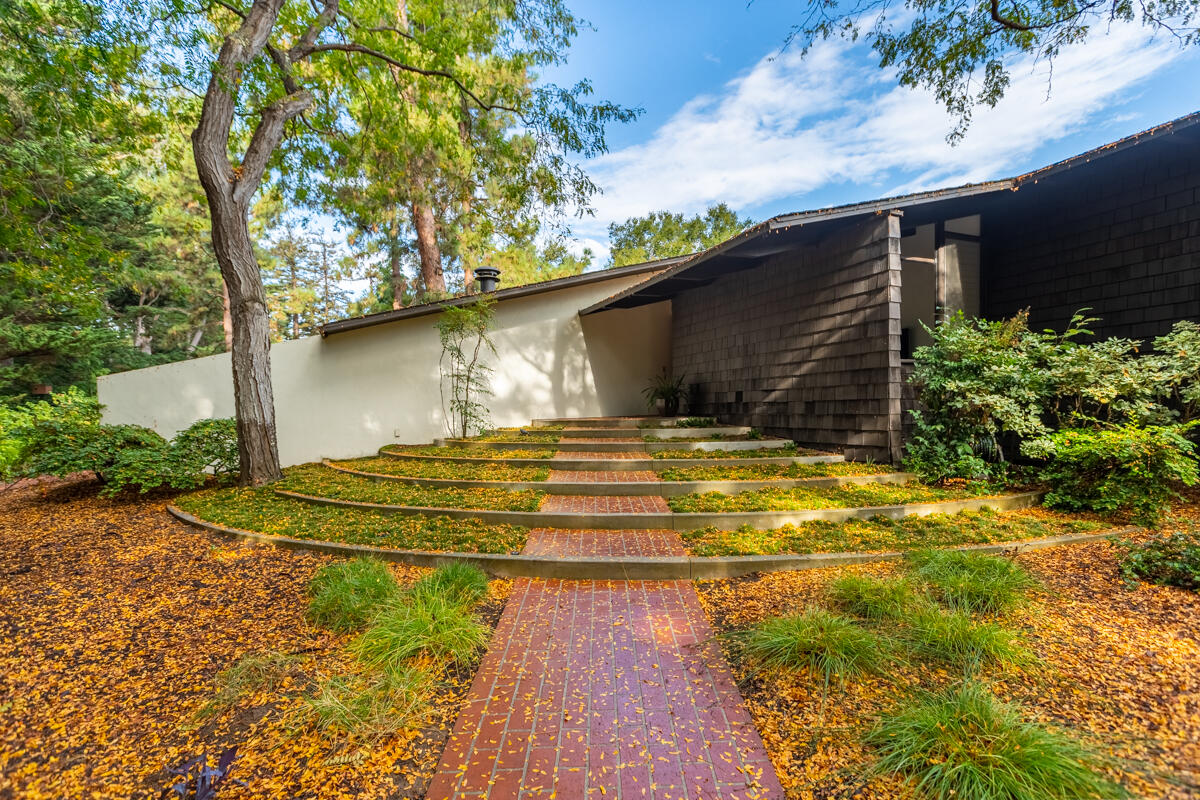 1681 East Valley Road Montecito, CA 93108 - Photo 8 of 61 a view of backyard of house with green space
