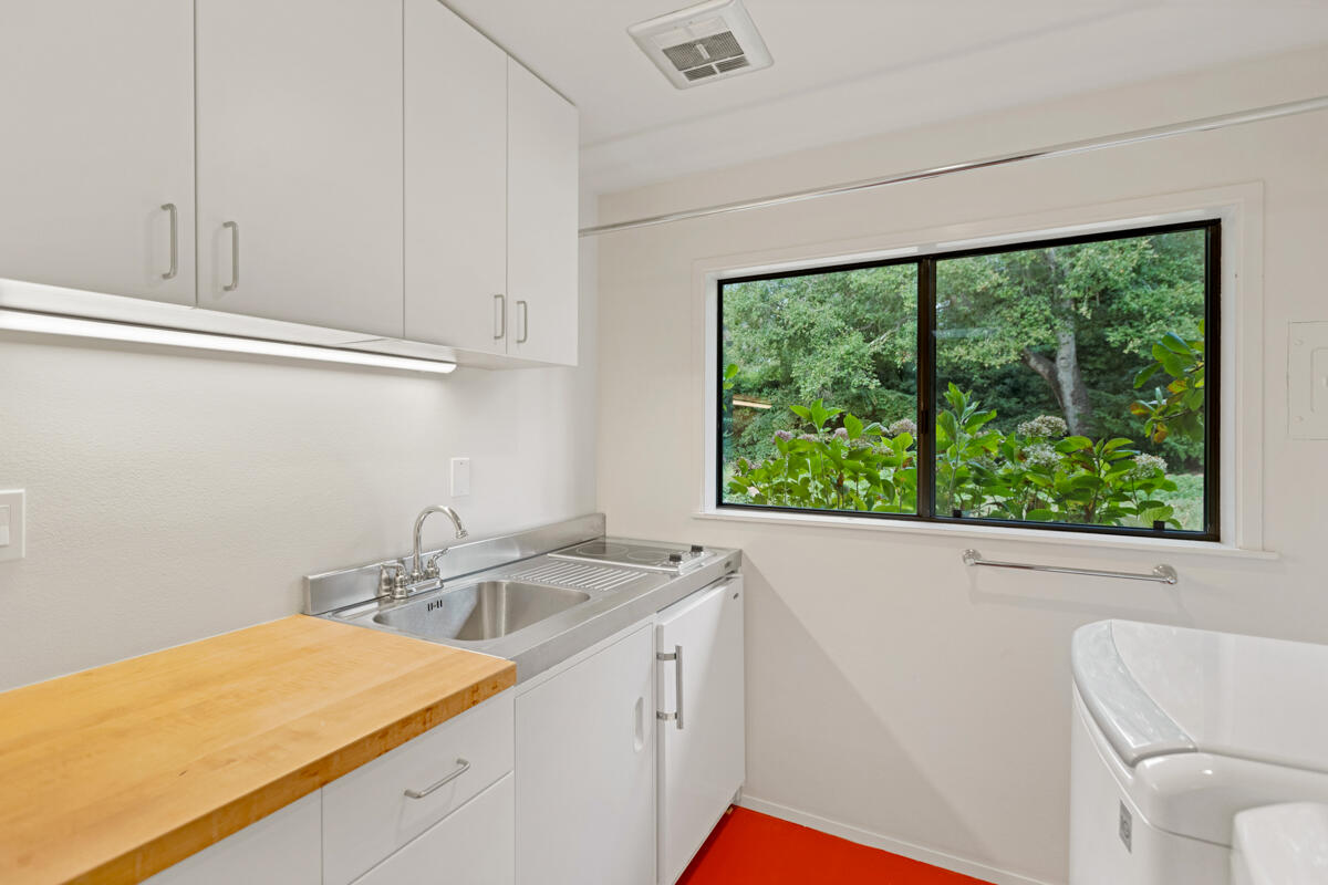 1681 East Valley Road Montecito, CA 93108 - Photo 9 of 61 a kitchen with a sink and a window