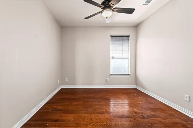 wooden floor in an empty room
