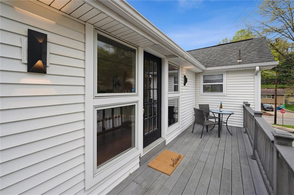 642 Filmore Road Pittsburgh, PA 15221 - Photo 3 of 30 a view of house with deck outdoor seating and kitchen view