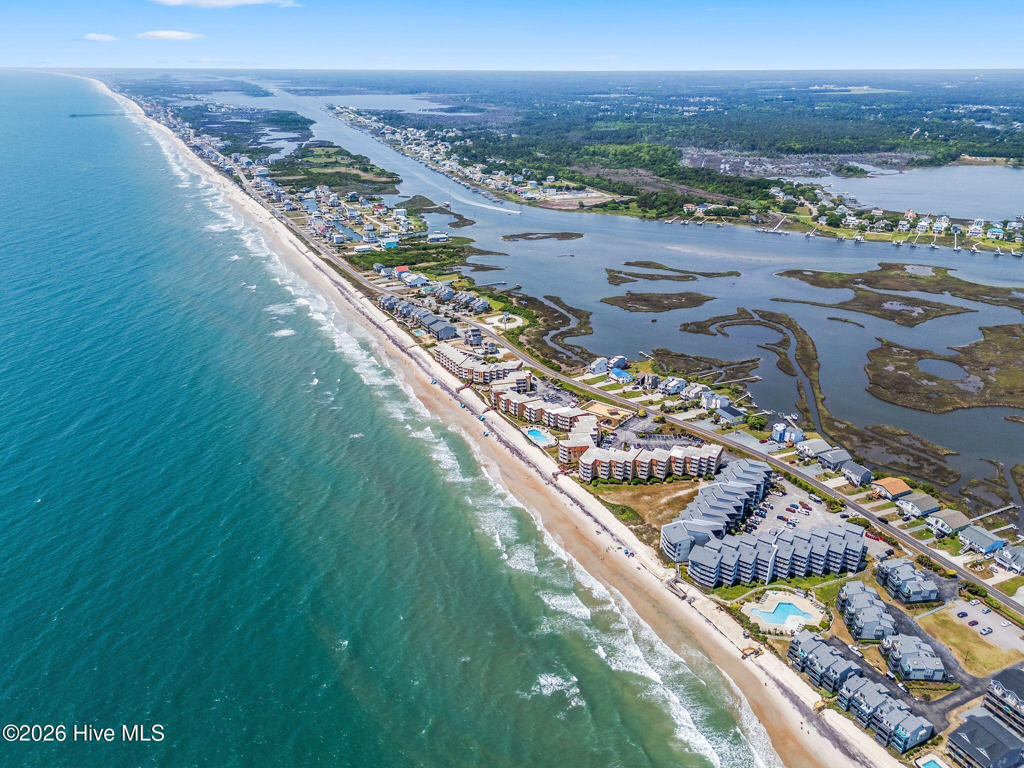 1896 New River Inlet Road, Unit 1119 North Topsail Beach, NC 28460 - Photo 31 of 39 Drone Aerial