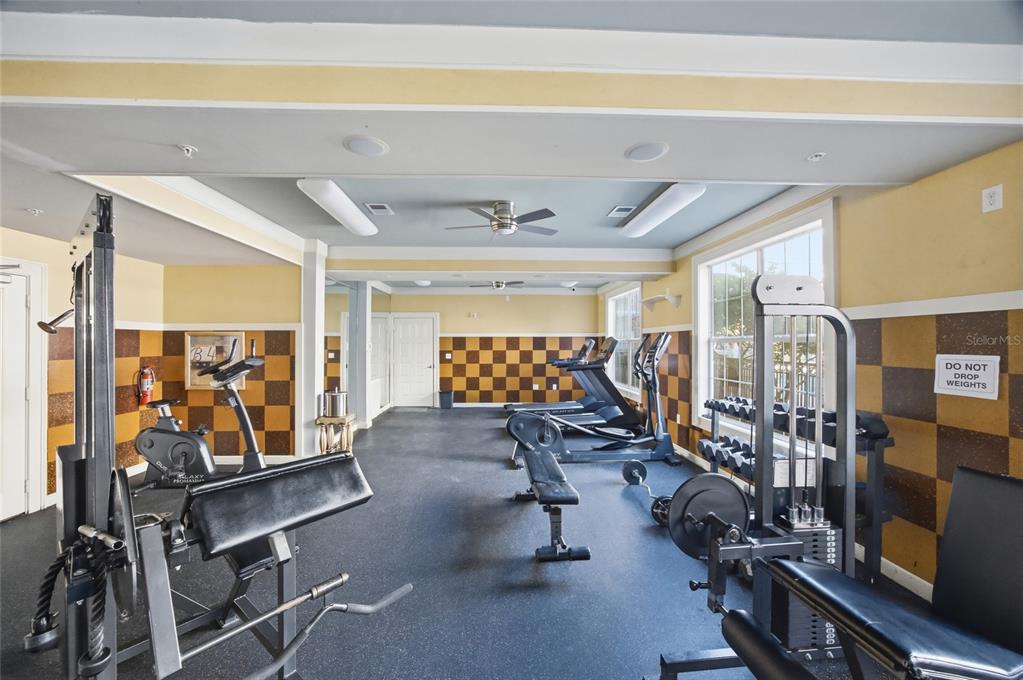 4221 West Spruce Street, Unit 2328 Tampa, FL 33607 - Photo 24 of 40 a view of a room with gym equipment