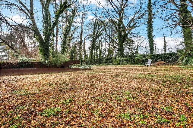 a view of outdoor space with trees