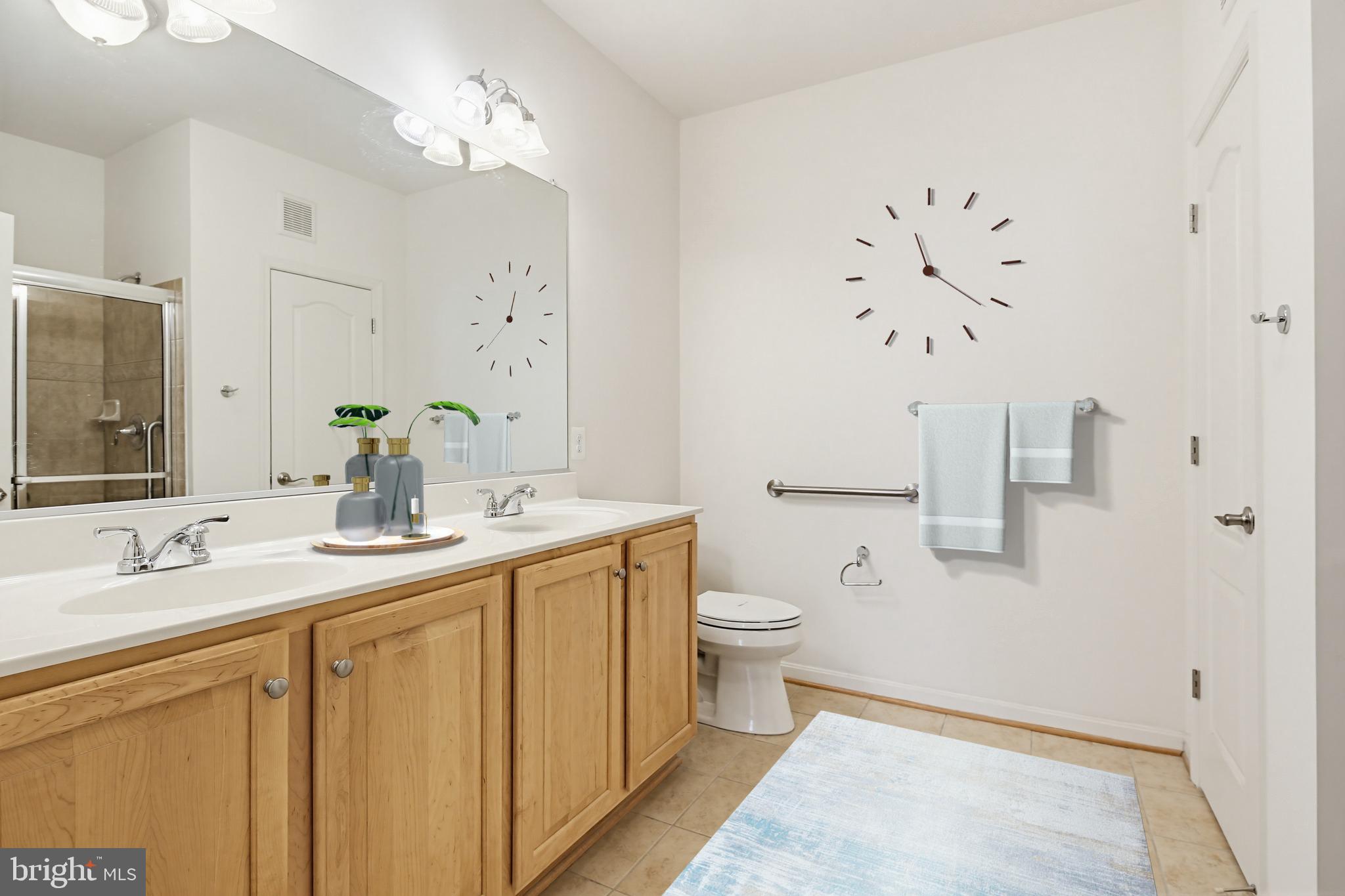 8901 Brauerton Road, Unit 301 Ellicott City, MD 21043 - Photo 9 of 49 Primary Bath Virtually Staged