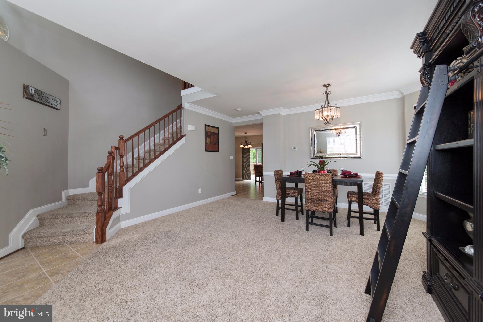 6317 Seton Ridge Drive Baltimore, MD 21207 - Photo 3 of 30 Foyer, Dining Room and Living Room