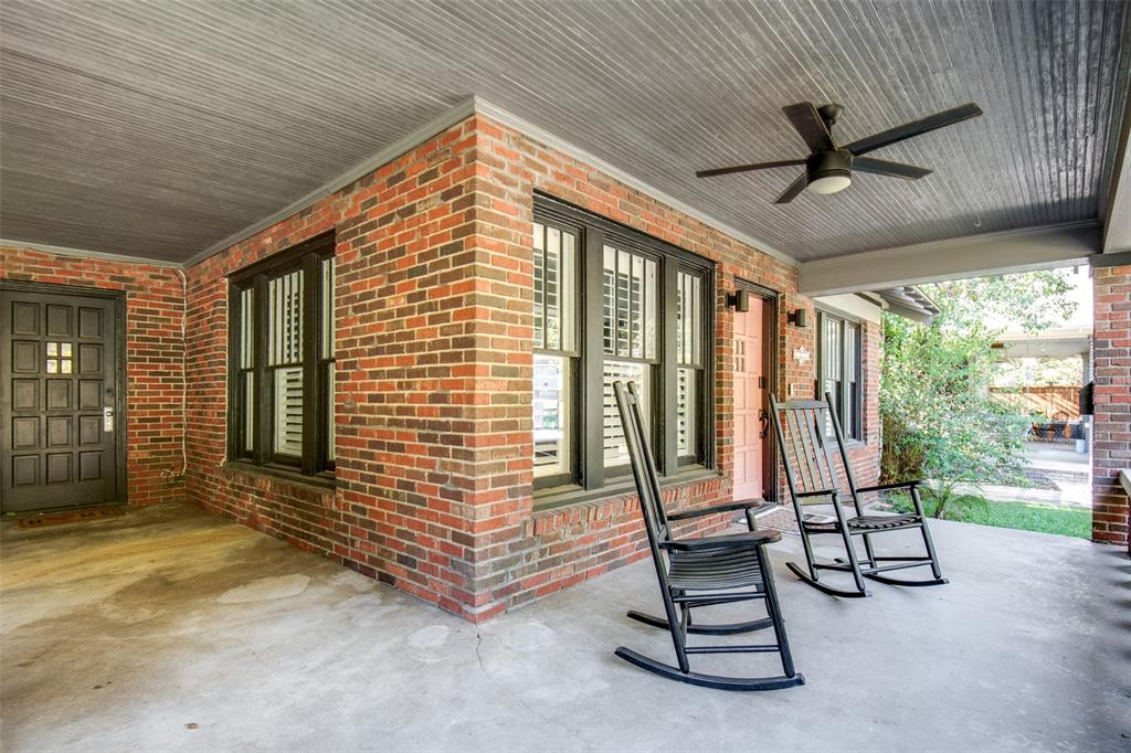 723 Skillman Street Dallas, TX 75214 - Photo 22 of 23 Porch with a ceiling fan