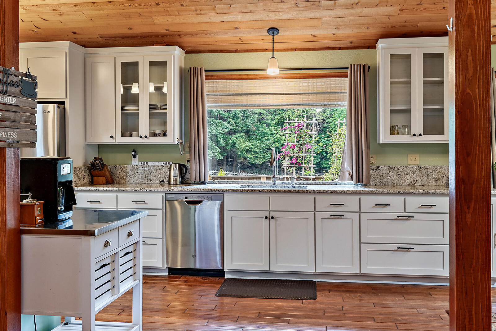 9250 Wagner Creek Road Talent, OR 97540 - Photo 9 of 52 Kitchen overlooks deck and pasture views