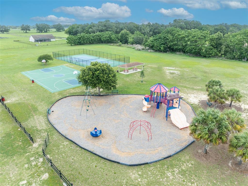 4946 Northeast 124th Road Oxford, FL 34484 - Photo 56 of 69 a view of a swimming pool with a yard and lawn chairs
