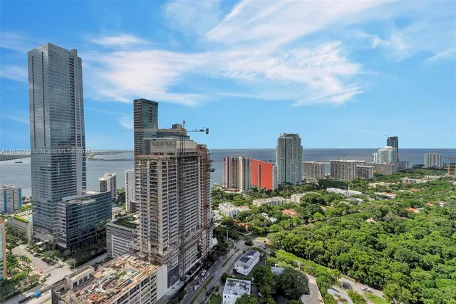 a view of city from balcony