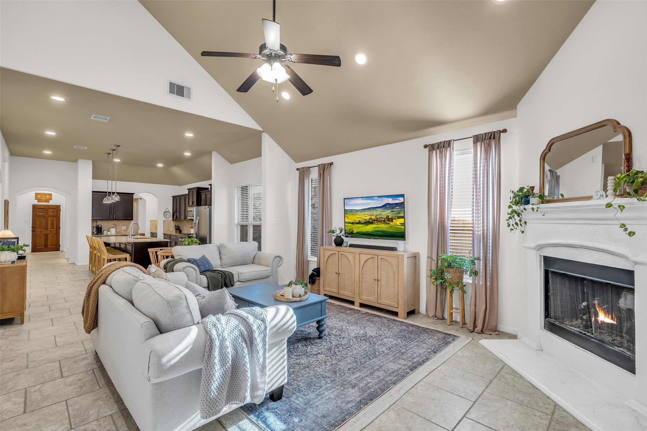 4503 Fenway Park Way Spring, TX 77389 - Photo 20 of 36 Open concept family room & kitchen