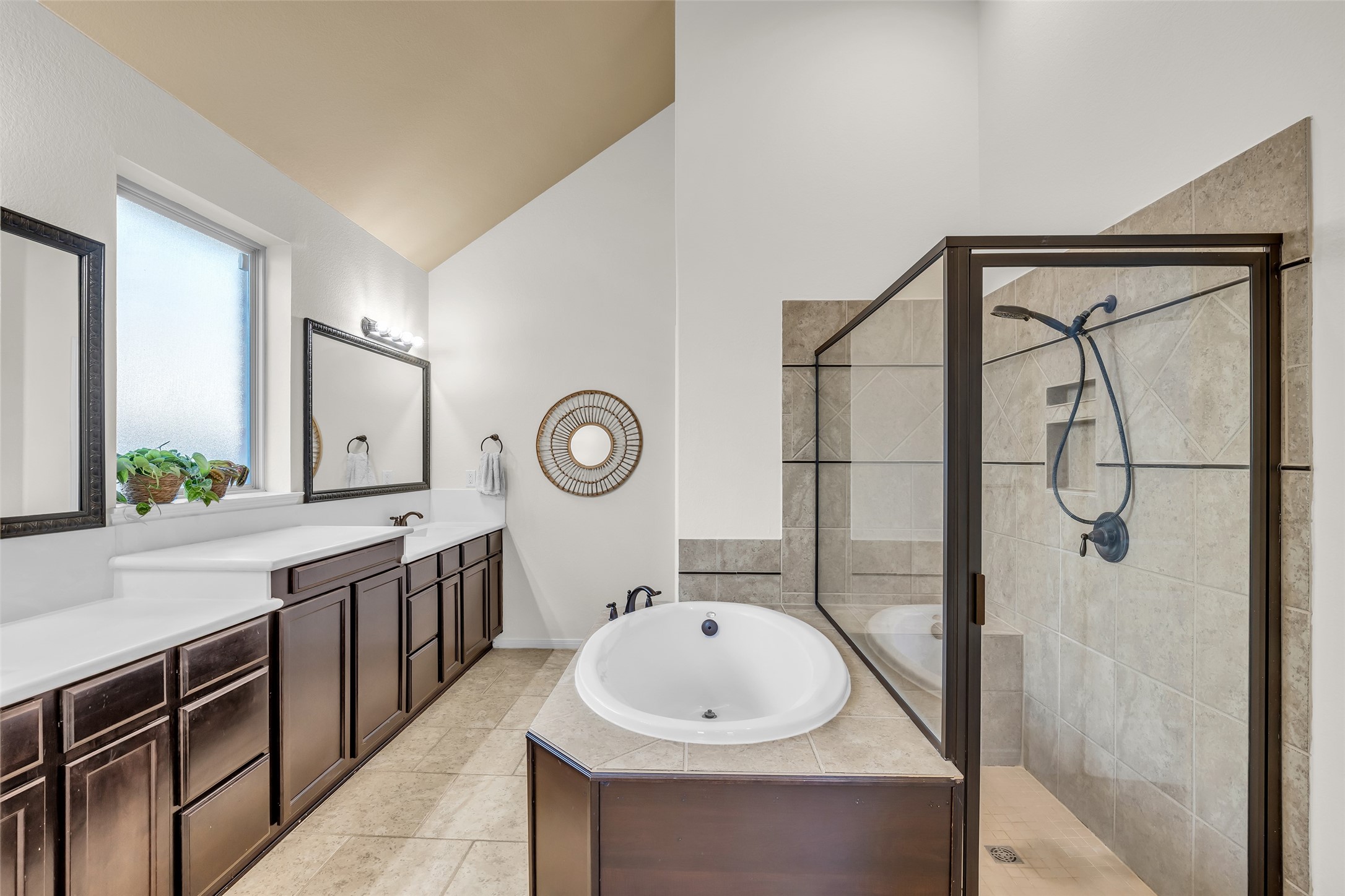 4503 Fenway Park Way Spring, TX 77389 - Photo 23 of 36 Primary Bath with soaker tub & standing shower