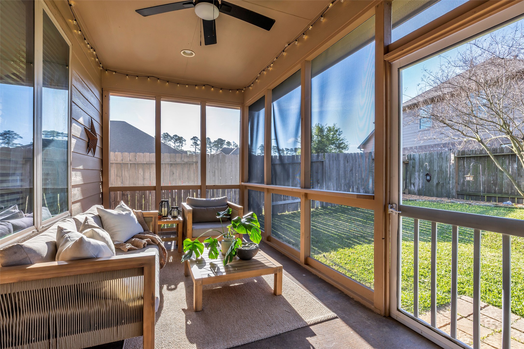4503 Fenway Park Way Spring, TX 77389 - Photo 30 of 36 Sellers added screened porch for comfort