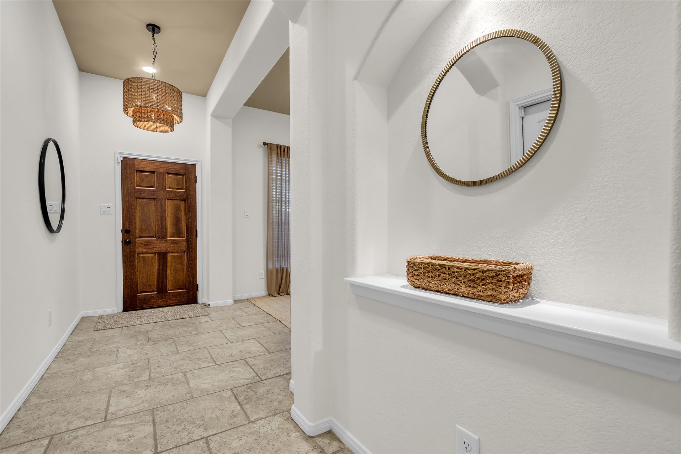 4503 Fenway Park Way Spring, TX 77389 - Photo 6 of 36 Tiled floor entry with new interior paint
