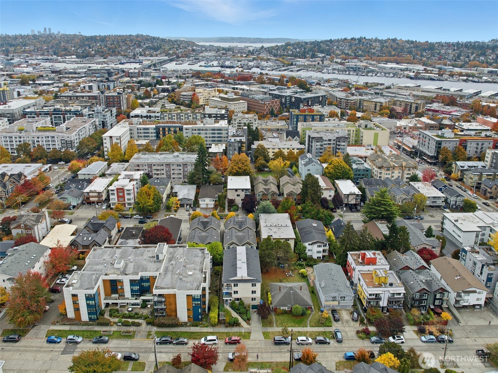 1733 Northwest 59th Street, Unit 301 Seattle, WA 98107 - Photo 34 of 35 an aerial view of a city