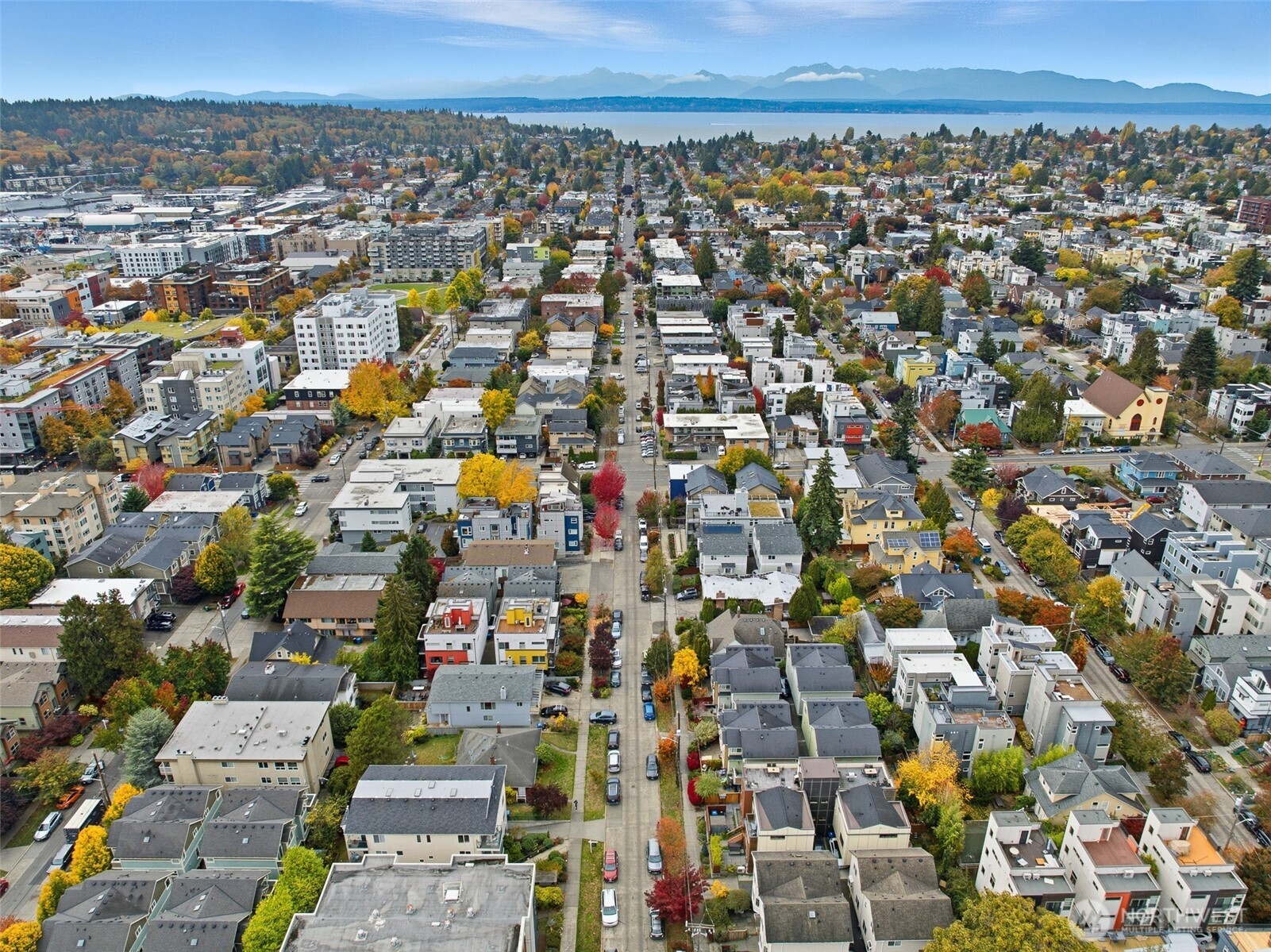 1733 Northwest 59th Street, Unit 301 Seattle, WA 98107 - Photo 35 of 35 an aerial view of a city