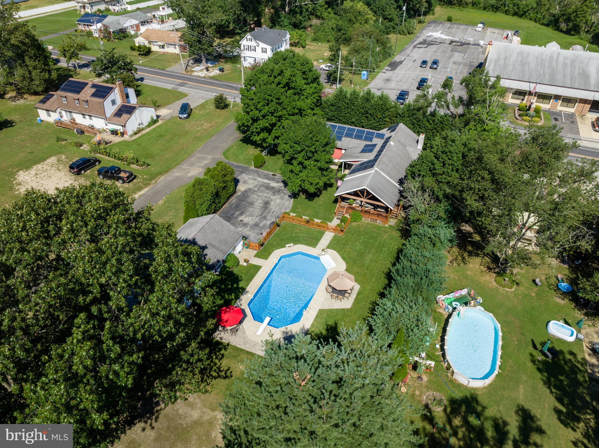 10 Cedar Brook Road Sicklerville, NJ 08081 - Photo 51 of 52 an aerial view of a house with a swimming pool and outdoor space