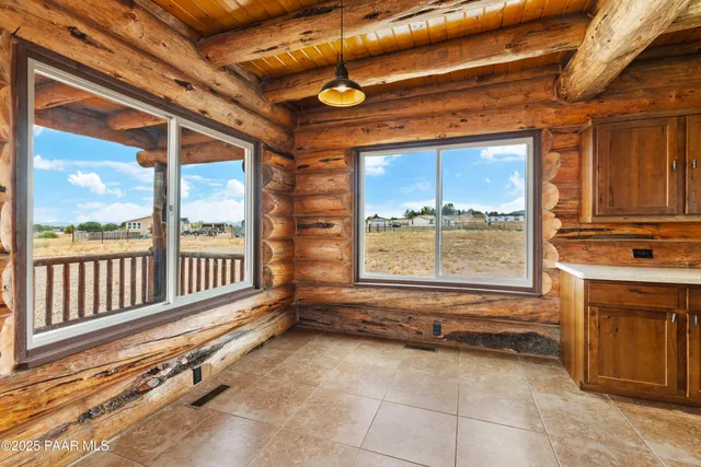 a view of a room with window