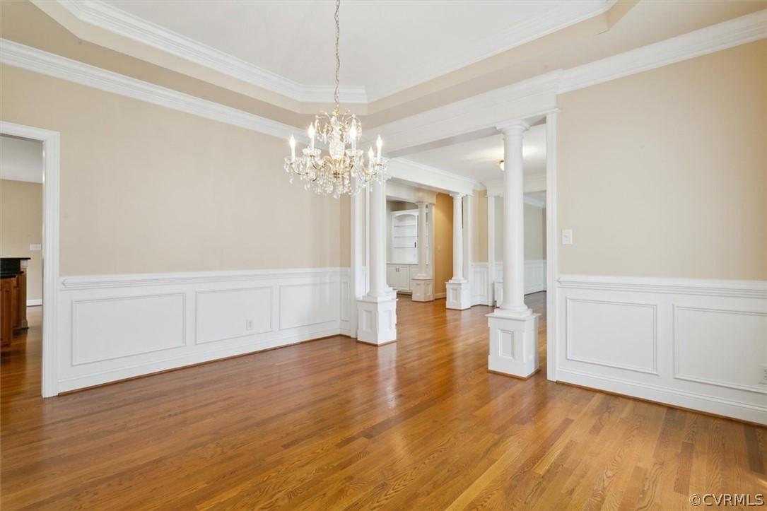 4035 Powhatan Secondary Williamsburg, VA 23188 - Photo 11 of 50 a view of empty room with wooden floor and fan