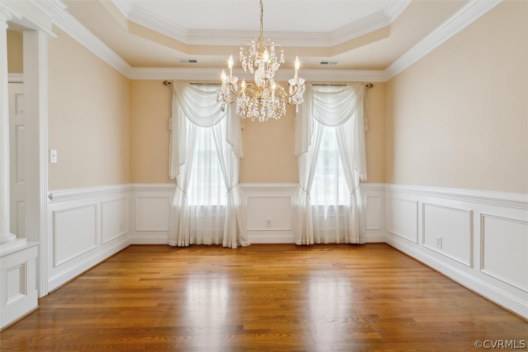4035 Powhatan Secondary Williamsburg, VA 23188 - Photo 12 of 50 a view of room with window and wooden floor