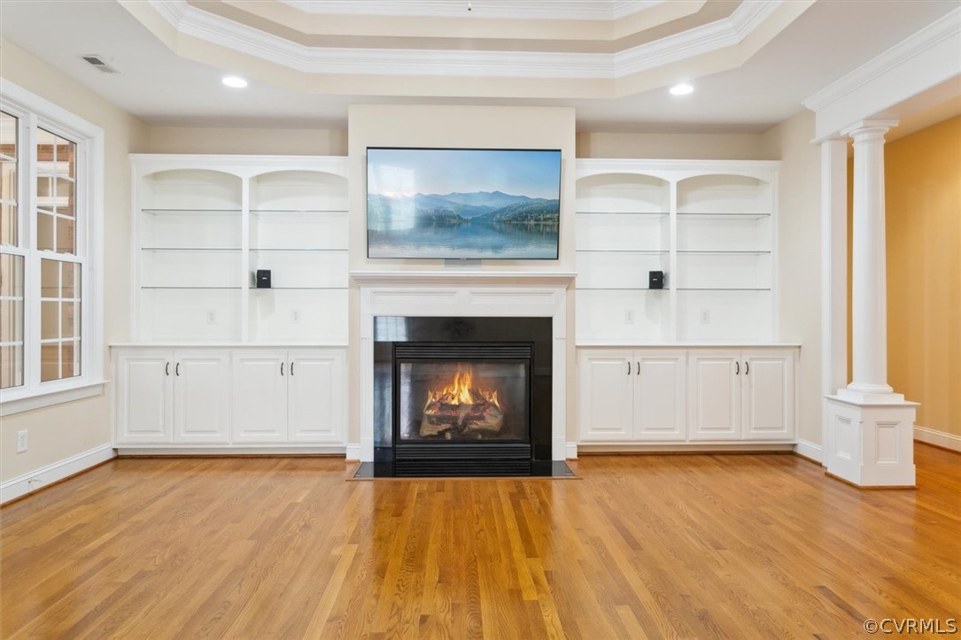 4035 Powhatan Secondary Williamsburg, VA 23188 - Photo 16 of 50 a view of an empty room with a fireplace and a window