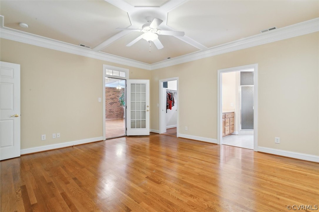 4035 Powhatan Secondary Williamsburg, VA 23188 - Photo 29 of 50 wooden floor in an empty room with a window