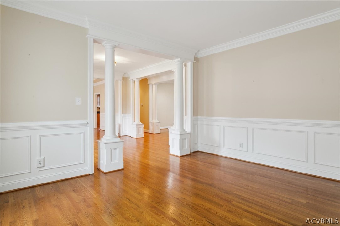4035 Powhatan Secondary Williamsburg, VA 23188 - Photo 10 of 50 a view of an empty room with wooden floor and closet