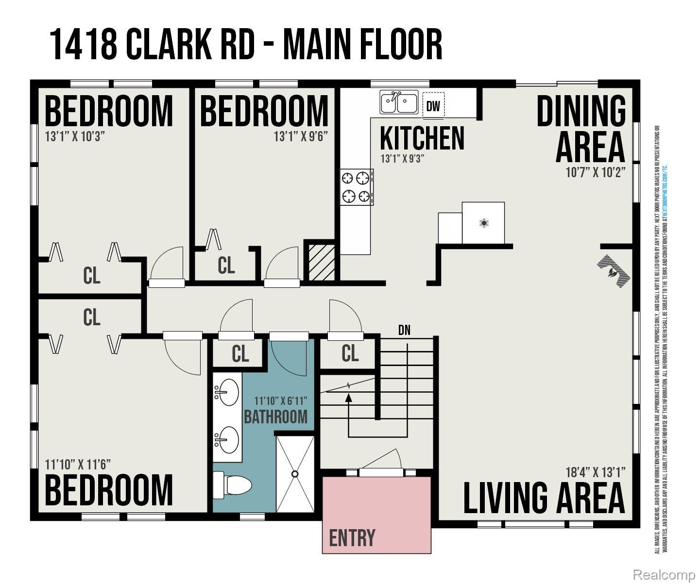 1418 Clark Road Lapeer, MI 48446 - Photo 25 of 26 Main Floor