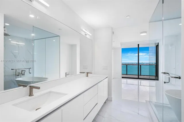 a view of a closet area