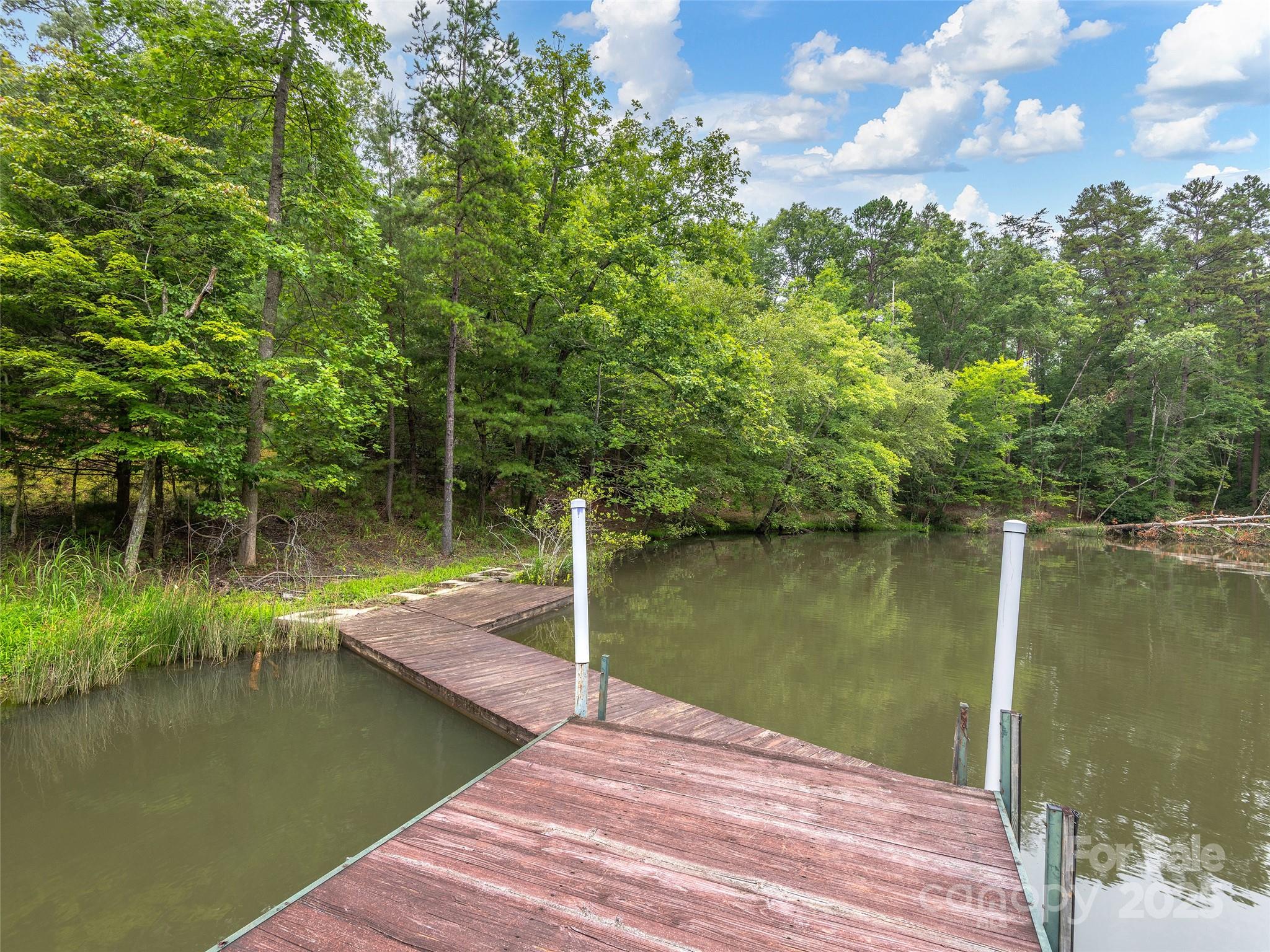 Lot #28 Parkway North Rd Mill Spring, Unit 28 Mill Spring, NC 28756 - Photo 11 of 23 a wooden pier with boats in a lake